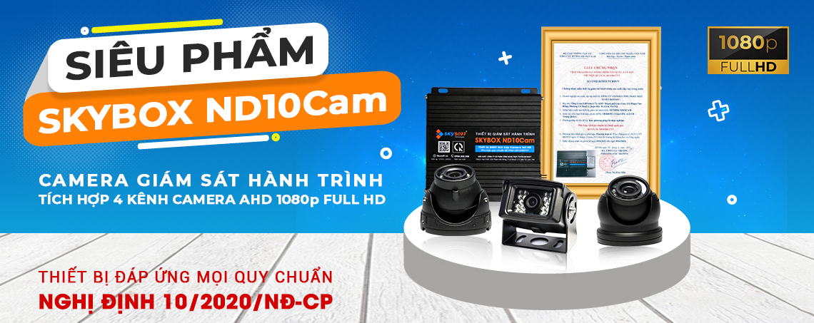 Siêu phẩm skybox nd10cam Full HD 1080 đáp ứng mọi quy chuẩn