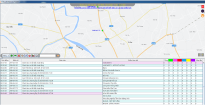 Hệ thống giám sát hành trình cập nhật và hiển thị cảnh báo các phương tiện dừng đỗ sai quy định